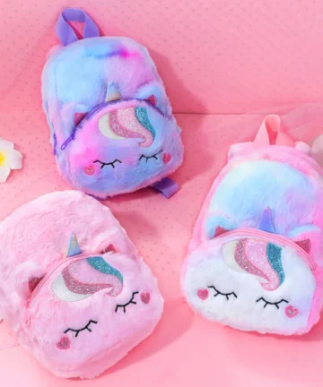 Zaino Bambino Unicorno Peluche