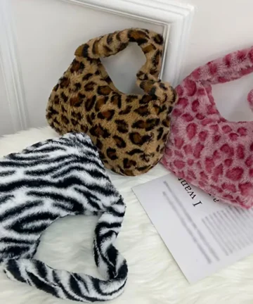 Borsa a Mano Donna Peluche