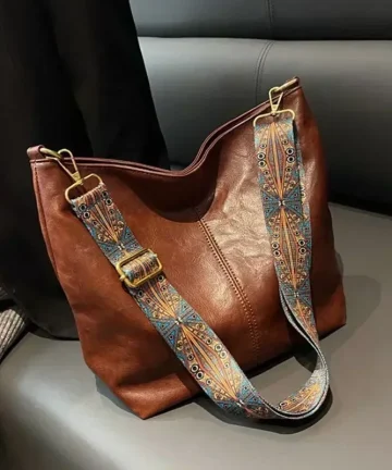 Sac à Main Seau Vintage Élégant