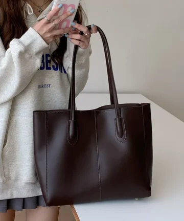 Sac à main femme Grand Cabas Minimaliste